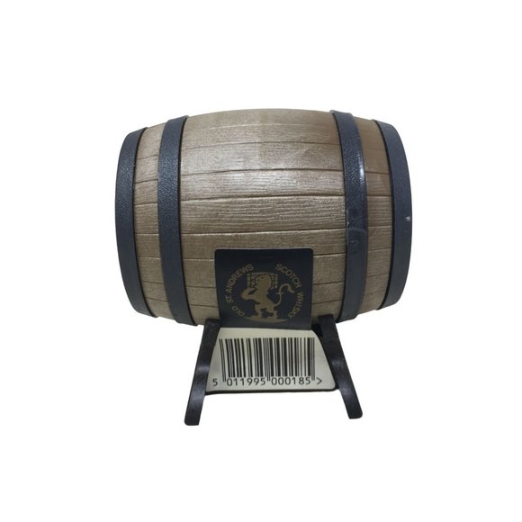 Vintage Old St. Andrews Scotch Whisky 10 Year Old Barrel Shaped Mini Bottle - Picture 3 of 5